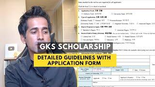 GKS Scholarship  How To Download & Fill In Application Form  Study in KOREA for FREE
