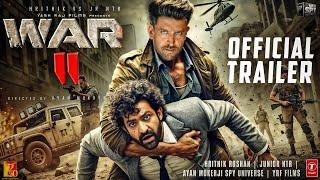 WAR 2 Official Trailer  Hrithik Roshan  NTR  Tiger Shroff  Sharvari Wagh  YRF  Conceptual