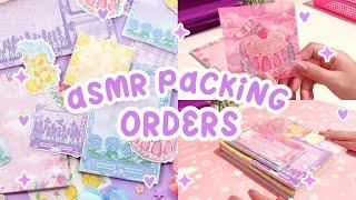 ASMR Packing Shop Update Orders No Music  STUDIO VLOG #29