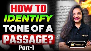 How to Identify Tone of the Passage - Part 1 I English Language I Anmol Jalan