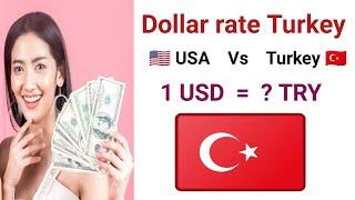 USA Dollar to Turkey lira  Dollar to Turkish lira  100 dollar rate in Turkey lira  usd to try