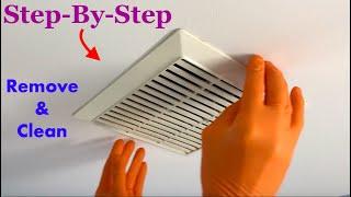 How to remove & clean bathroom ceiling fan - Nutone