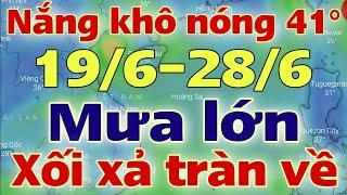 Dự báo thời tiết mới nhất ngày mai 1962024  dự báo bão mới nhất  thời tiết 3 ngày tới