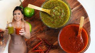 These TWO SALSAS will CHANGE Your Taco Game FOREVER- The incredible SALSA DE ARBOL and SALSA VERDE