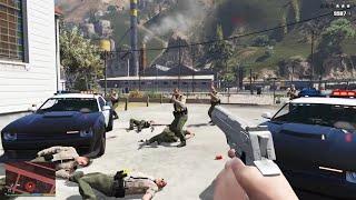 GTA 5 R.D.E. 4.0.3 - First Person Sheriff Shootout + Ten Star Escape