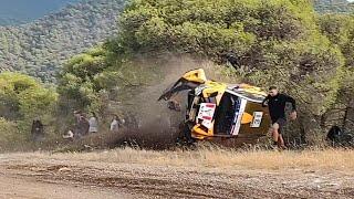 Acropolis Rally 2023 Λουτράκι Ατύχημα WRC Georg Linnamae Crash Greece Loutraki