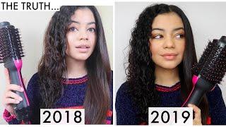 One Year Review of Revlon One Step Dryer and Volumizer on Curly Hair - THE TRUTH...