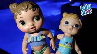 BABY ALIVE Night Time Routine with Baby Alive Channel Maddy and Elsa