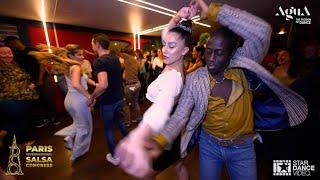 Mouaze Konaté & Emy Flore  social dancing @ Agua Party Paris