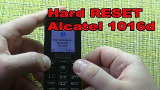 Alcatel 1016d hard reset