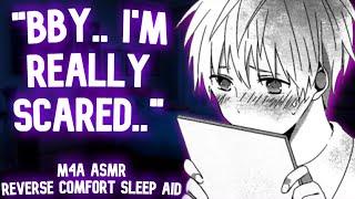 reverse comfort your Clingy Boyfriend needs you because hes scared.. M4A Boyfriend ASMR