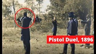 Colorized Historical Video - Pistol Duel 4k upscaled