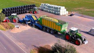 Mais 2021  Silage Baling & Wrapping with GÖWEIL  Krone BIG X 630  Fendt 933 & 930  Schoonbroodt