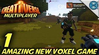 Creativerse -Ep. 1- Amazing New Voxel Game -Multiplayer Lets Play Gameplay-S2