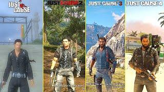 just cause vs just cause 2 vs just cause 3 vs just cause 4  Comparison