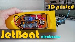 3D Printed RC JET Boat with JET Drive - Electronics