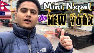 Exploring NEW YORK CITY  Part 2  Mini Nepal in New York  Queens Jackson Heights Travel Vlog