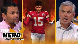 THE HERD  Unstoppable Force Colin claims Mahomes Leads the Charge Among AFCs Elite Quarterbacks