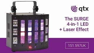 QTX SURGE 4-in-1 LED + Laser Effect - 151.597UK