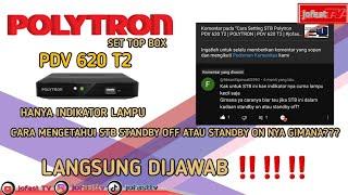 STB Polytron Tidak Ada Indikator Nyala  POLYTRON  PDV 620 T2  #jofasttv133