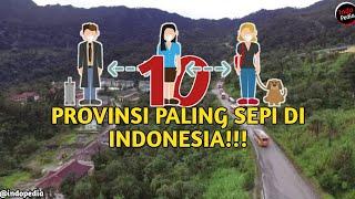 Kepadatan Penduduk Rendah  10 Provinsi TERSEPI Di Indonesia