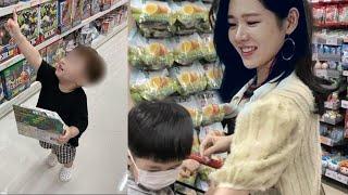 Video Of Baby alkong with SON YE JIN at CHILDRENS TOYS became Hot topic