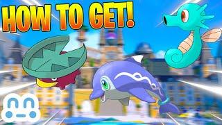 How to get a SHINY Kindly Mark Finizen Lotad and Horsea in Scarlet and Violet Mass Outbreak Event