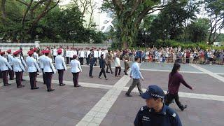 President Halimah Yacob at Changing of Guards Ceremony before she ORD on 3 Sept 23 March In & Off