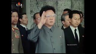 【高画】金正日  1992肉声   英雄的朝鮮人民軍将兵に栄光あれ ”