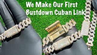 How to Make A Yellow Gold Diamond BustDown Cuban with @CharliesCustomCollection in Downtown Miami.