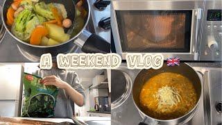 ENG【イギリス留学】週末vlog  自炊 a weekend vlog