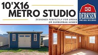 Derksens Metro Studio - Handy 10x16 Backyard Storage with Style