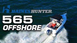 Haines Hunter 565 Offshore + Yamaha F150hp on water review