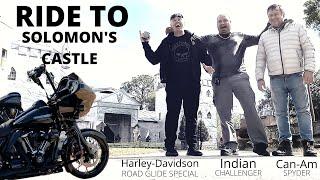 Harley vs Indian and CanAm- Ride to Solomon Castle Florida