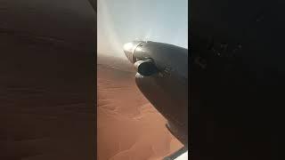 charter flight view on sahara deserts in algeria