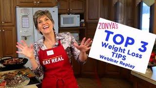 TOP 3 Weight Loss Tips from Zonya