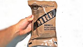 Testing US Military MRE Meal Ready to Eat
