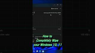 How to Completely Wipe Your Windows 10 11 Computers  #youtubeshorts #shortsvideo #shorts