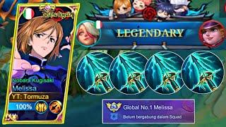 NEW META MELISSA BUILD ITEM SKY PIERCER  BEST BUILD MELISSA 2024  MLBB