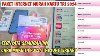 CARA DAFTAR INTERNET UNLIMITED TRI  PAKET MURAH KARTU TRI 2024