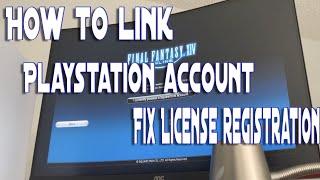 Finale Fantasy XIV 14 Online  How to link PlayStation account and by pass License registration