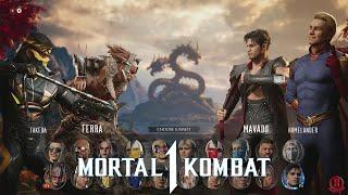 Mortal Kombat 1 - All Characters & Kameo Fighters + Stages & DLC Takeda & Ferra *Updated*