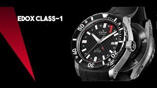 Часы первого класса Edox Class-1 GMT Worldtimer