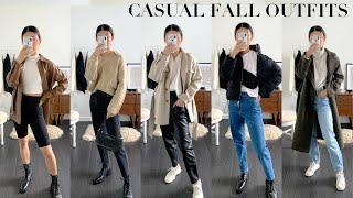 10 EASY AUTUMN OUTFITS  Ft. Aritzia Zara H&M and More