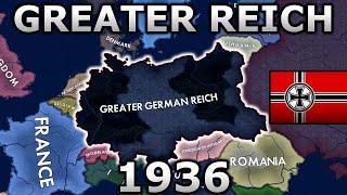 What if a Greater German Reich existed in WW2?  HOI4 Timelapse