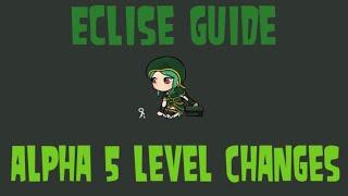 Eclise Guide Alpha 5 Level Adjustments