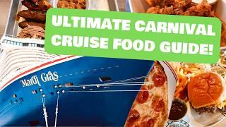 Carnival Cruise Line Ultimate Food Guide