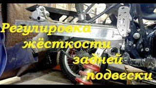 Baltmotors Enduro 200 DD Регулировка жёсткости задней подвески. БЫСТРЫЙ СПОСОБ