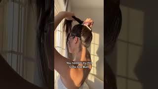 How to do a Claw Clip Bun Hairstyle