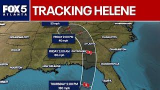 LIVE When will Hurricane Helene hit Georgia? Path update  FOX 5 News